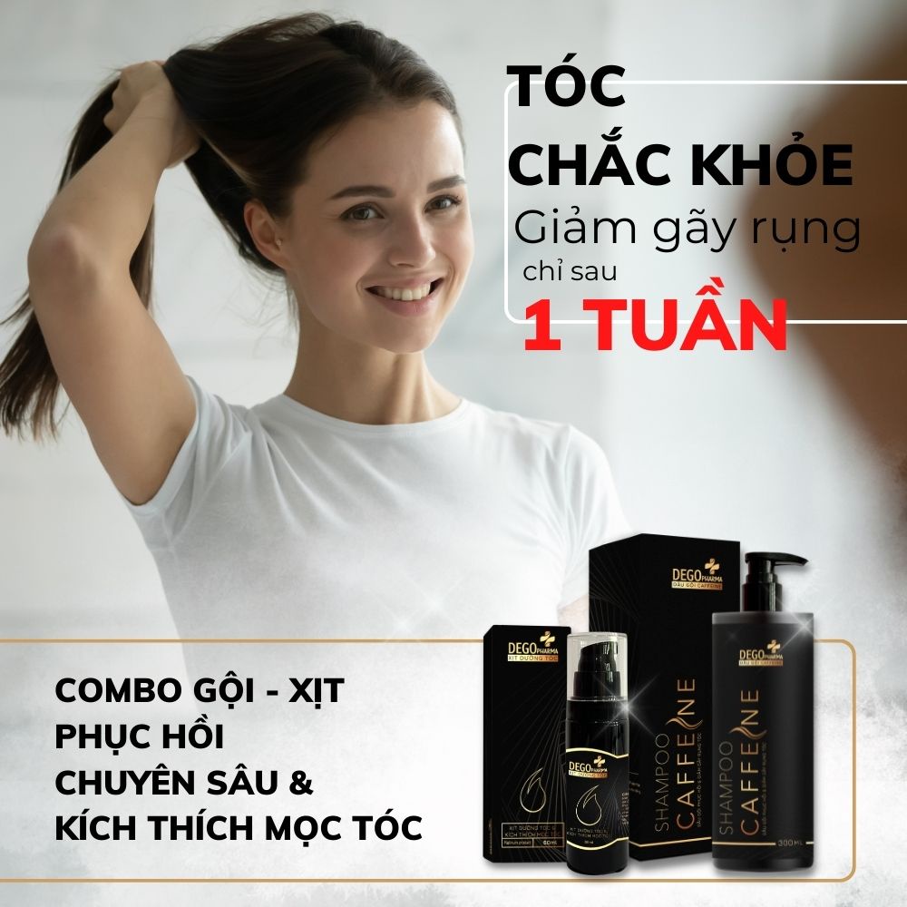 Combo phục hồi tóc chuyên sâu và kích mọc tóc Dego Pharma - giảm và ngăn rụng tóc nhanh, dưỡng tóc bóng mượt