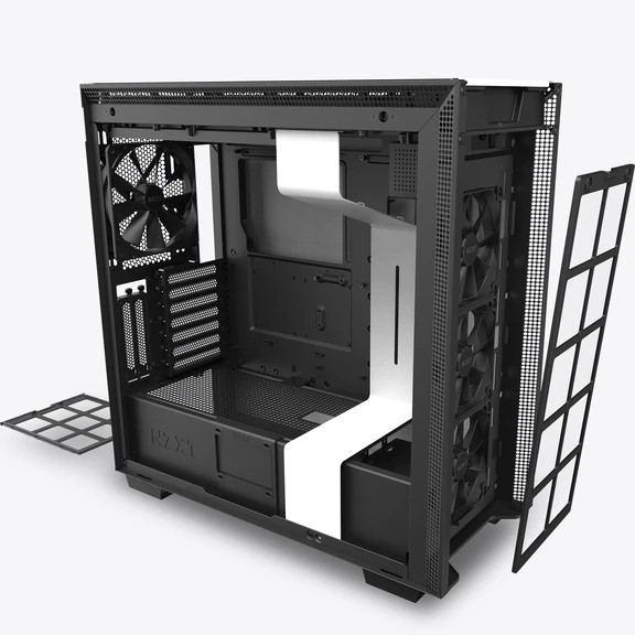 Vỏ Case Máy Tính NZXT H710i Màu Trắng Sần