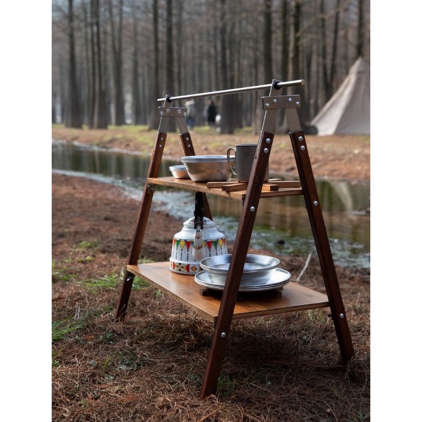 CAMPING ẤM tráng men vintage hoạ tiết decor phòng bếp retro cắm trại du lịch dã ngoại picnic phong cách Hàn Nhật lenhome