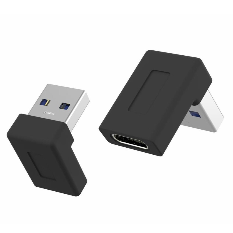 Đầu Chuyển Đổi USB 3.0 Type C Góc Phải 90 Độ Cho Điện Thoại Thông Minh S9 S8 Note 9