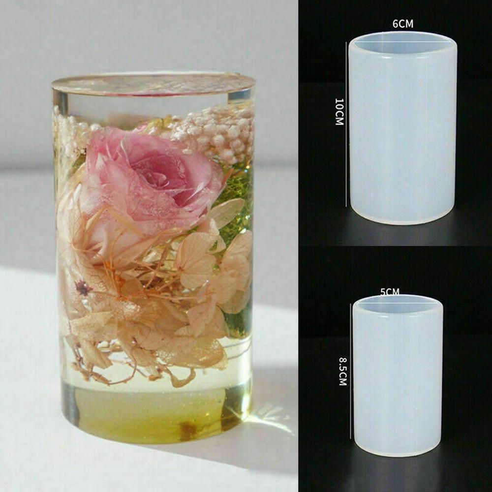 Khuôn silicon để làm nến hình trụ