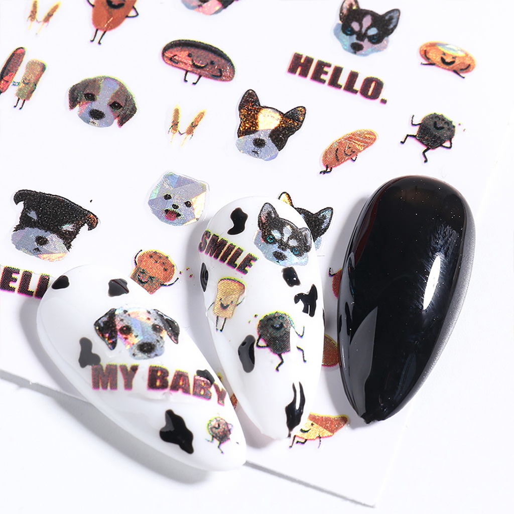 Miếng Dán Trang Trí Móng Tay 3D Lãng Mạn