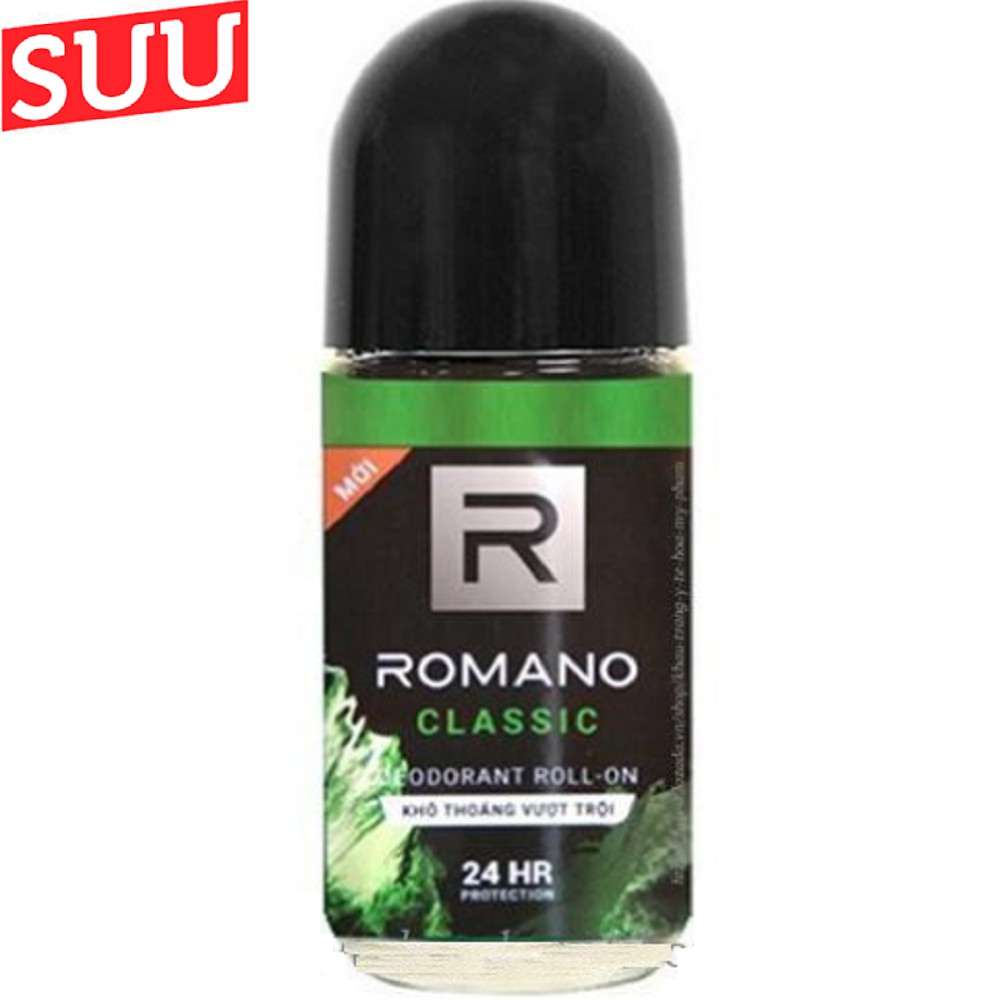 Lăn Khử Mùi Romano Classic 50ml suu.shop cam kết 100% chính hãng.