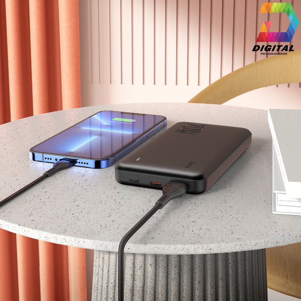 Pin Dự Phòng Hoco J87 10000mAh Chính Hãng ( PD 20W, QC3.0/ PD3.0/ SCP/ AFC Quick charge Power Bank )
