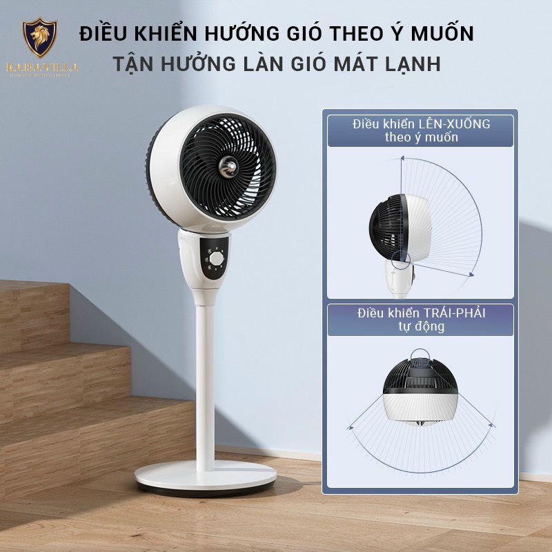 Quạt Tuần Hoàn Không Khí KAISA, CAMEL Kiểu Dáng Cây Đứng Hiện Đại Sang Trọng Chính Hãng Bảo Hành 1 Năm