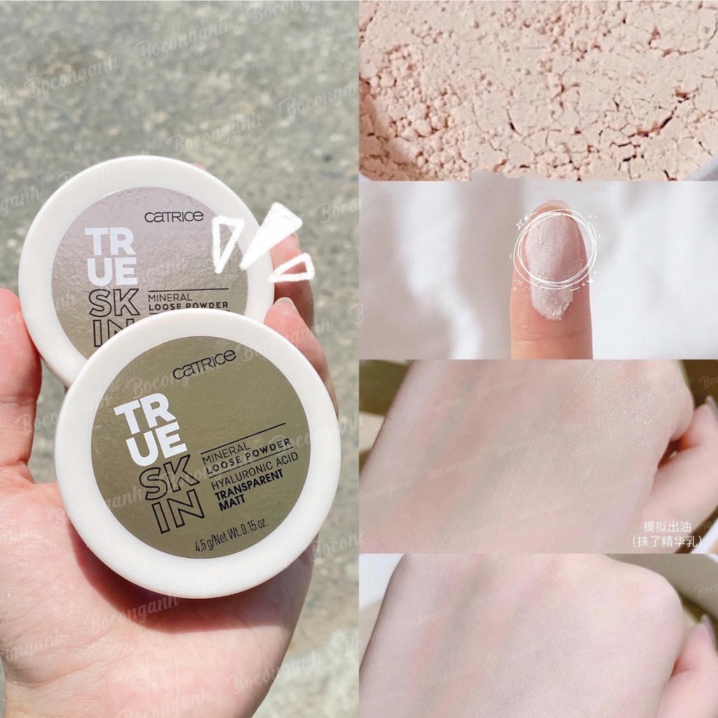 PHẤN PHỦ BỘT CATRICE TRUE SKIN MINERAL LOOSE POWDER 4.5G