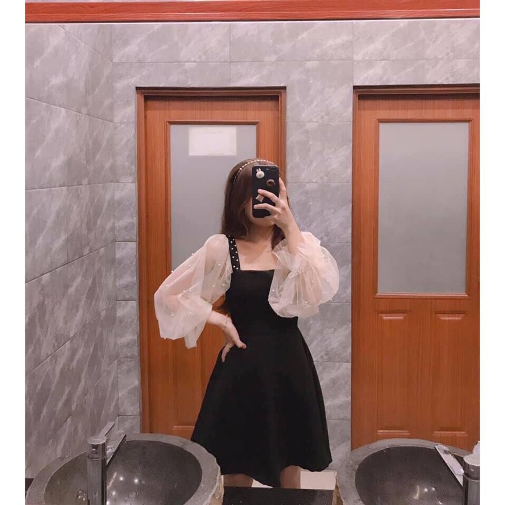 Đầm Dự Tiệc Trễ Vai Đính Ngọc GIN DRESS | BigBuy360 - bigbuy360.vn