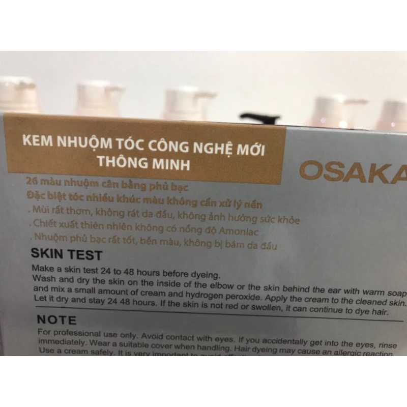Kem nhuộm tóc thông minh Osakak 100g