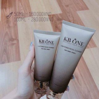 Sữa rửa mặt sáng da kbone