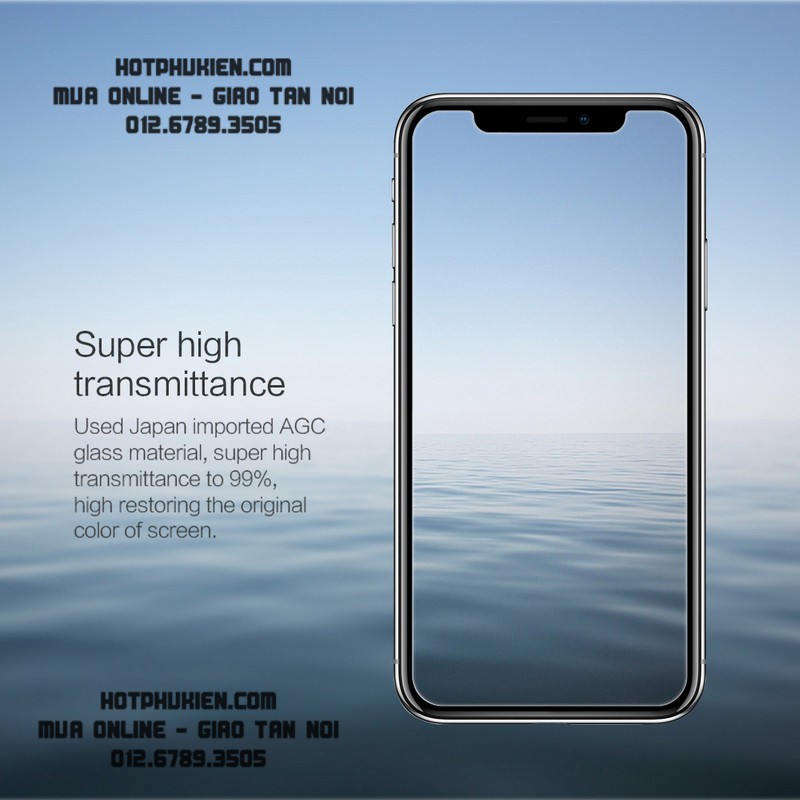 MIẾNG DÁN CƯỜNG LỰC IPHONE X ĐỘ CỨNG 9H CHÍNH HÃNG NILLKIN