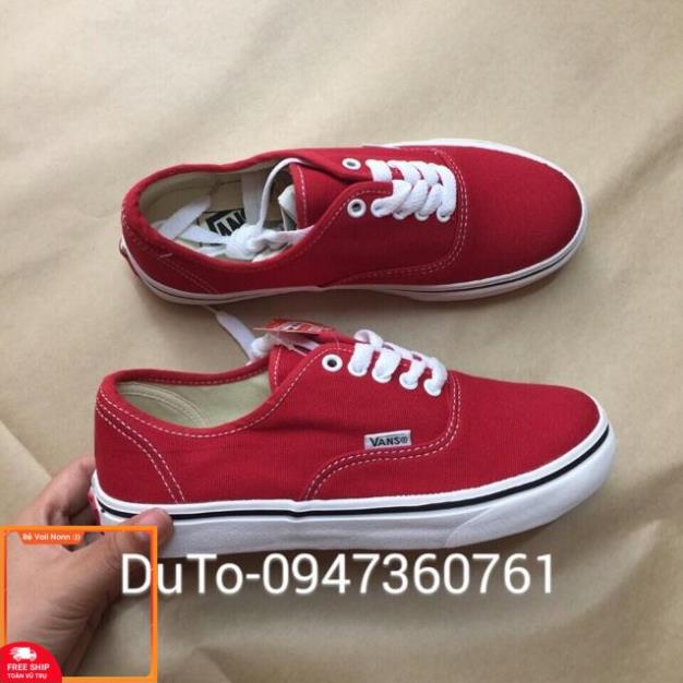 Giày Van classic đỏ size 36->43 : ( ˣ ! ! %