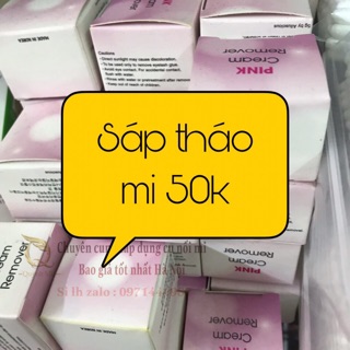 Sáp tháo mi hồng không cay