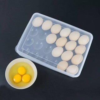 combo 2 khay đựng trứng 24 quả có nắp đậy