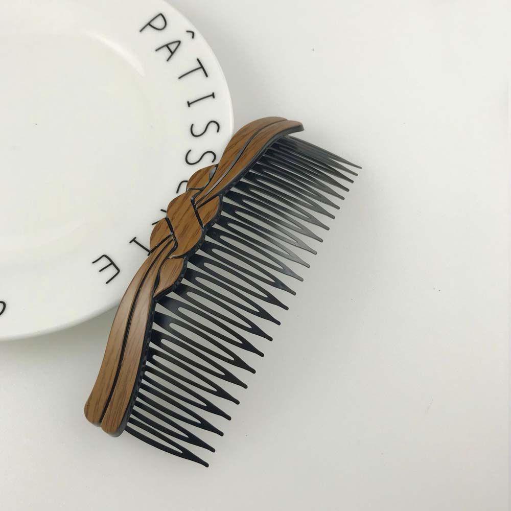 OCEANMAP Lược Cài Tóc Handmade Thiết Kế Răng Thưa Tiện Dụng Cho Nữ