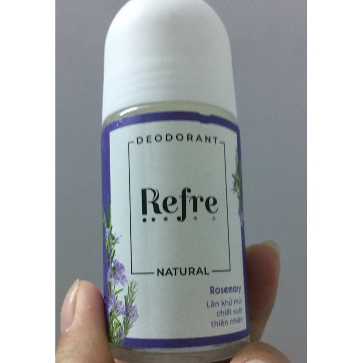 Lăn Khử Mùi Refre Natural Rosemary Hương thảo 40ml