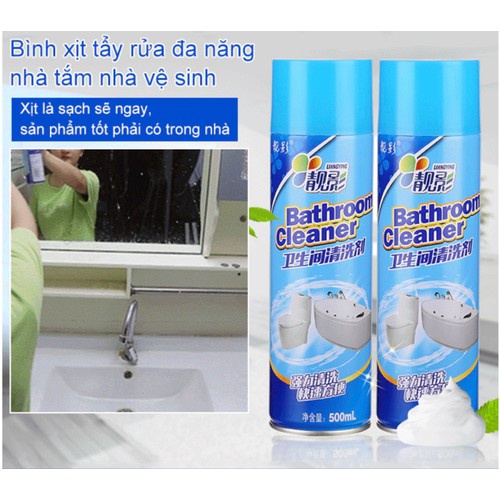 Chai xịt vệ sinh nhà tắm thần thánh bathroom cleaner siêu sạch