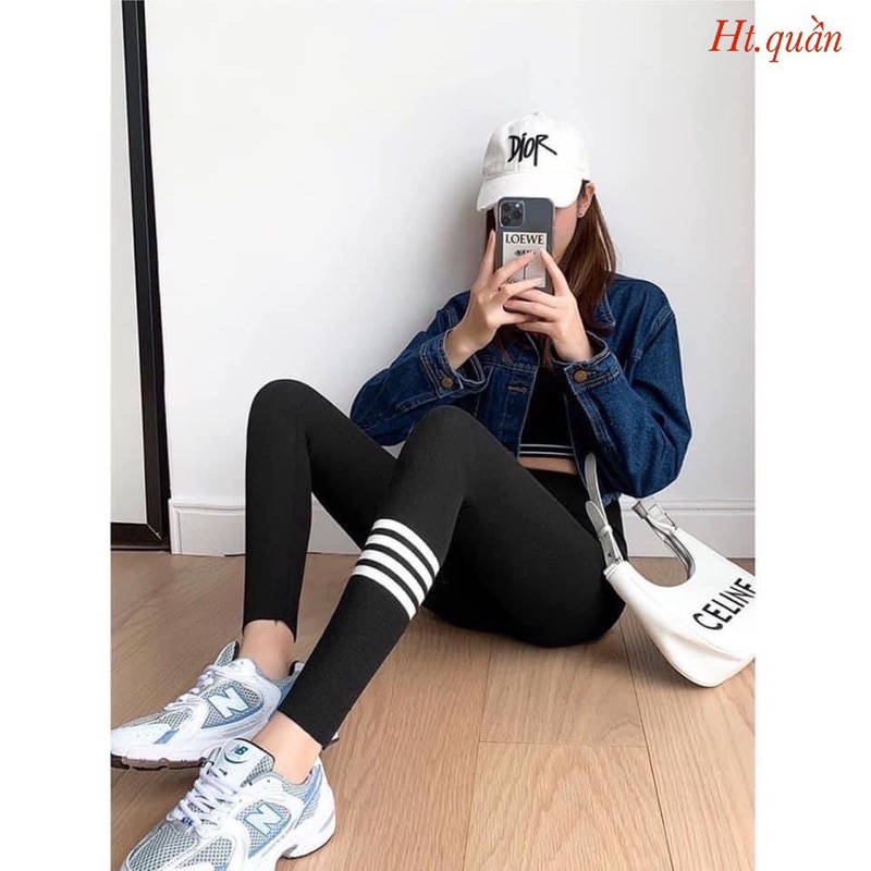 Quần legging dài 4 sọc chân