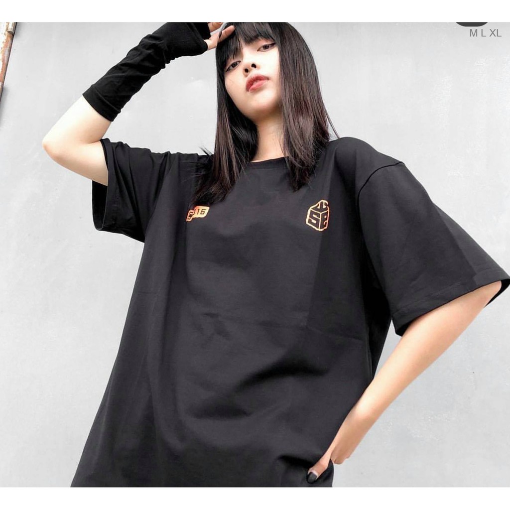 Áo thun tay lỡ  LOGO SWE   phông Unisex nam nữ tee oversize form rộng pull Ulzzang Streetwear Hàn Quốc vải mềm