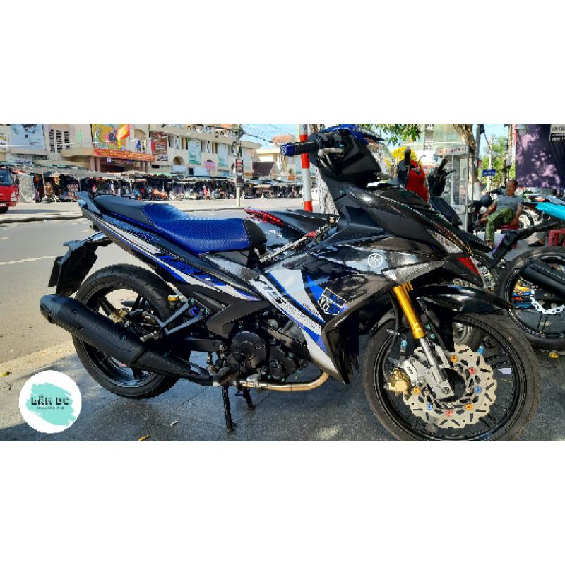 Tem trùm ex150 xanh đen y15zr ,exciter