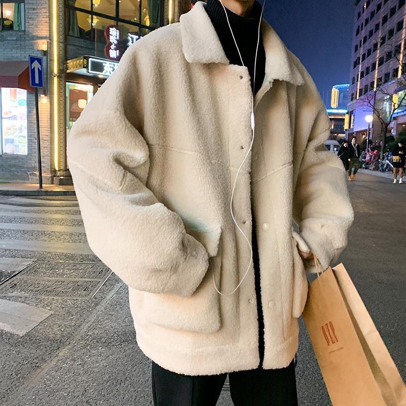Áo Khoác Lông C Ừ U Ulzzang Trắng