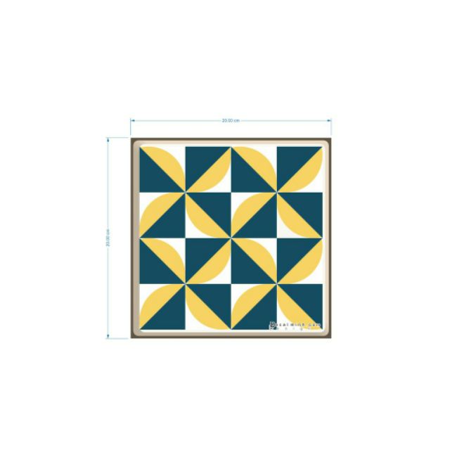 HÀNG DESIGN dày Decal Gạch Bông Cô Ba Sài Gòn Chống Thấm 60x100cm
