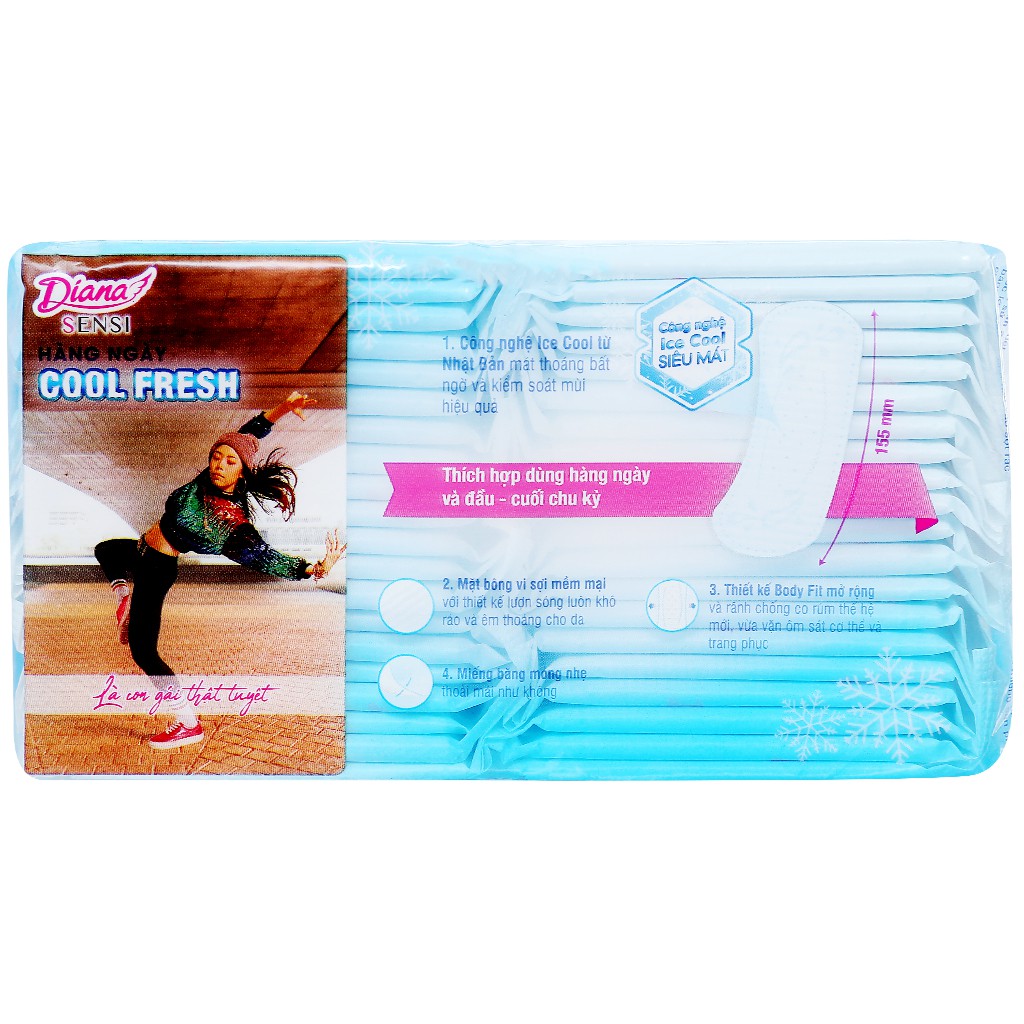 BVS Diana Sensi Cool Sensi hàng ngày 40 miếng