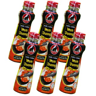 Nước Tương Nam Dương (Con Mèo Đen) Đậm Đặc 280ml Combo 6 chai