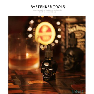 Bình Đựng Thuốc Hình Đầu Lâu Độc Đáo Cho Bartender