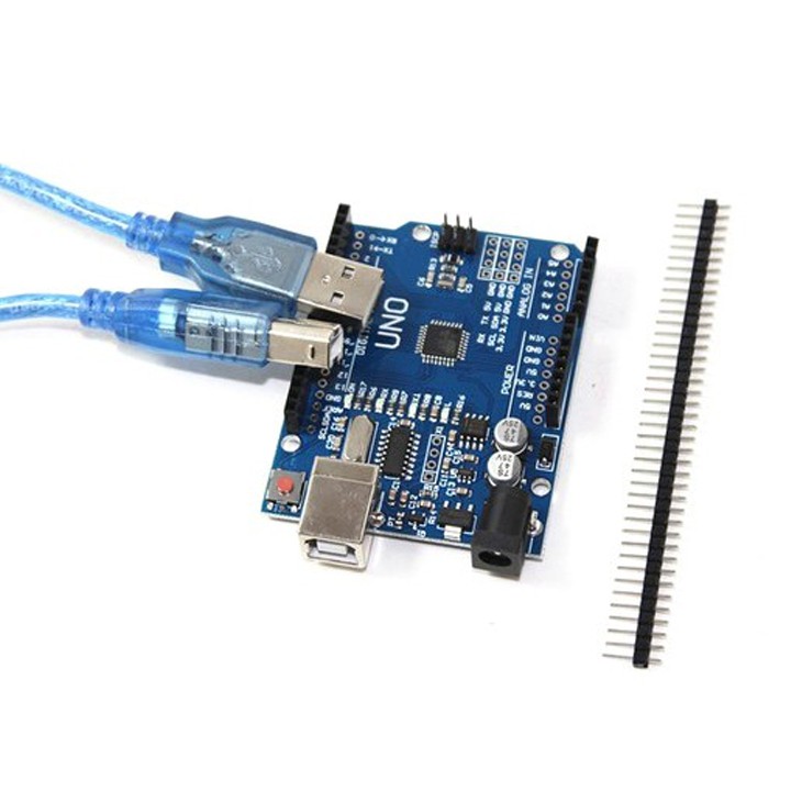 Module arduino UNO R3 chip dán ch340 (board phát triển) Arduino Uno R3 SMD + Tặng kèm Káp USB