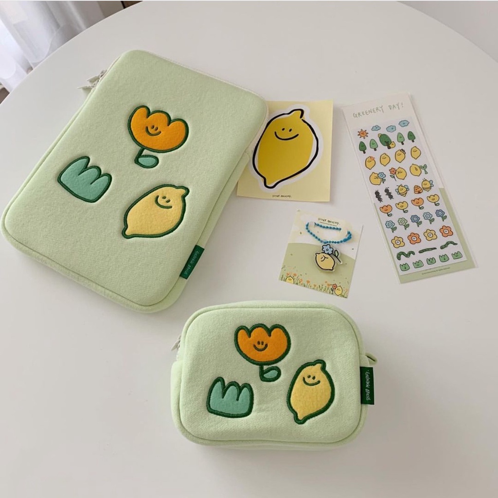 Túi đựng Laptop kích thước 15 13.3 13 12 11 10.5 10.2 inch phong cách Hàn Quốc dễ thương xinh xắn