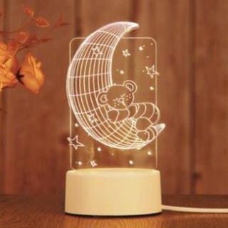 Đèn ngủ 3D trang trí NNTB