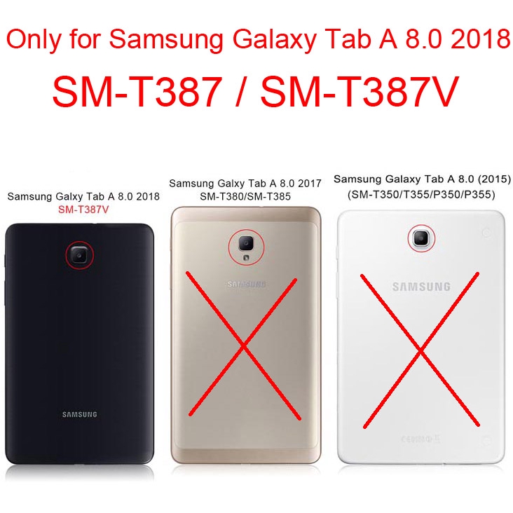 Ốp Lưng Nhựa Tpu Mềm In Hình Dễ Thương Cho Samsung Galaxy Tab A 8.0 2018 Sm-t387 T387v T387