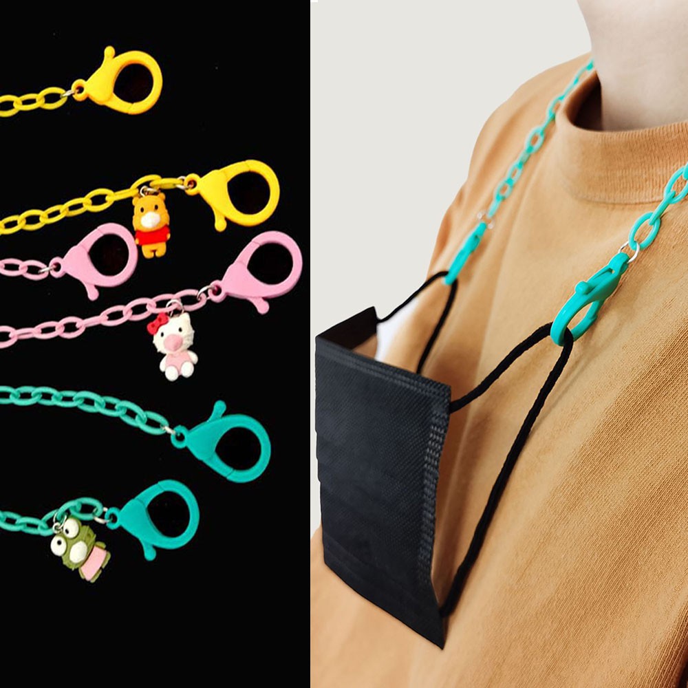 (Hàng Mới Về) Dây Đeo Khẩu Trang Chống Thất Lạc Kiểu Dáng Hoạt Hình Dễ Thương