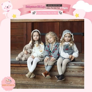 Set 2 quần tất bé gái dư xịn HM