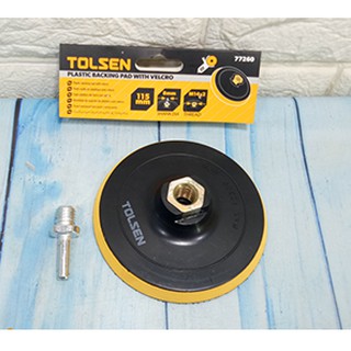 Miếng chà đệm caosu có đai ốc 115mm ren m14x2
