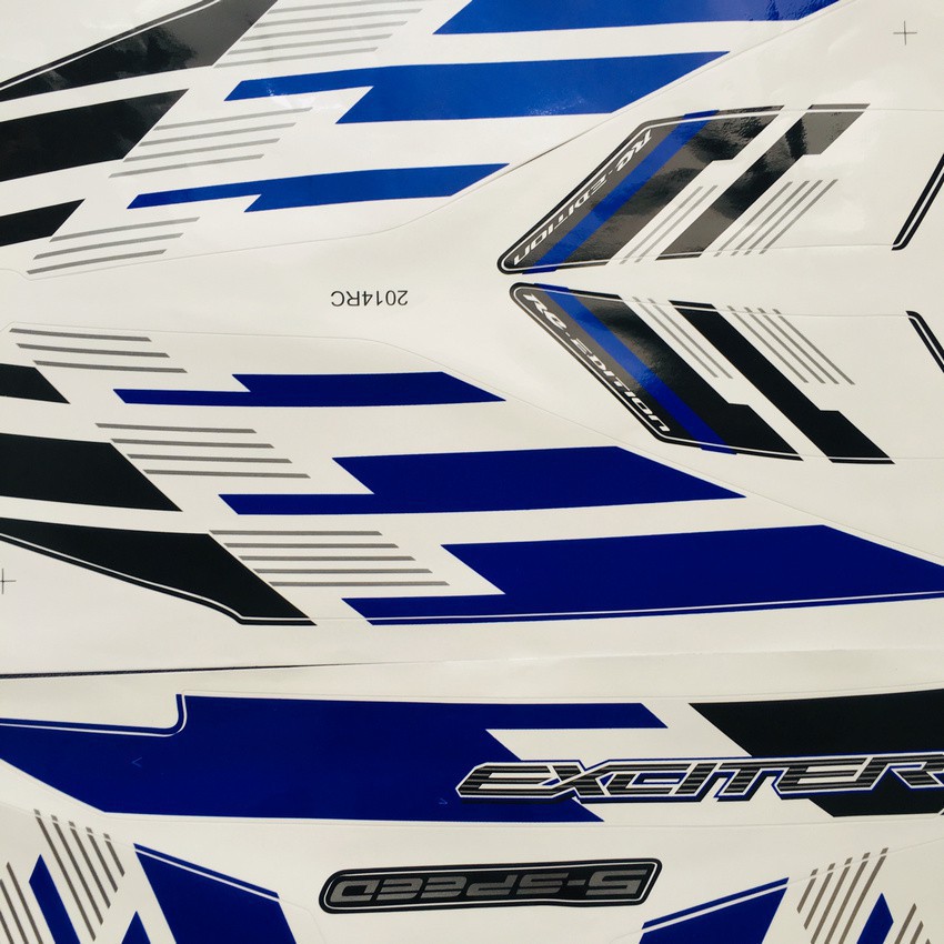 [CỰC RẺ] Tem decal dán xe EXCITER 135 ĐỜI 2015 , tem 3 lớp thái lan siêu bền - màu đỏ