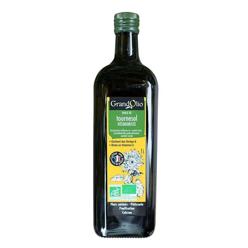 Dầu ăn hướng dương hữu cơ Grand Olio 1L