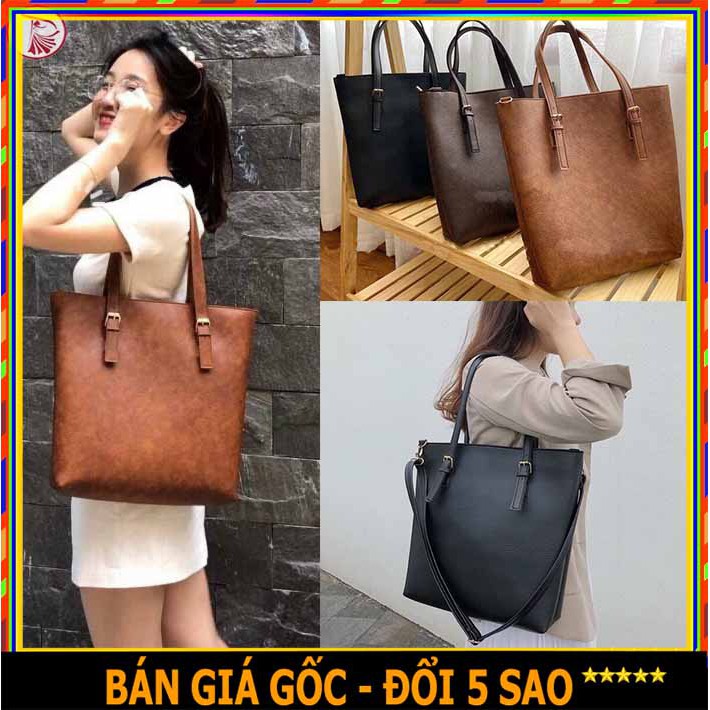 ❤️ GIÁ SỈ ❤️ Túi xách công sở nữ loại TOTE DA đeo vai kẹp nách ĐỰNG VỪA A4 laptop