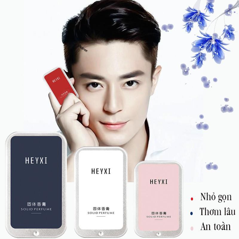 Nước hoa khô dạng sáp HEYXI 4 mùi hương ngọt ngào tươi mát sáp thơm cho nam và nữ nhỏ gọn tiện dụng ZD-NH3