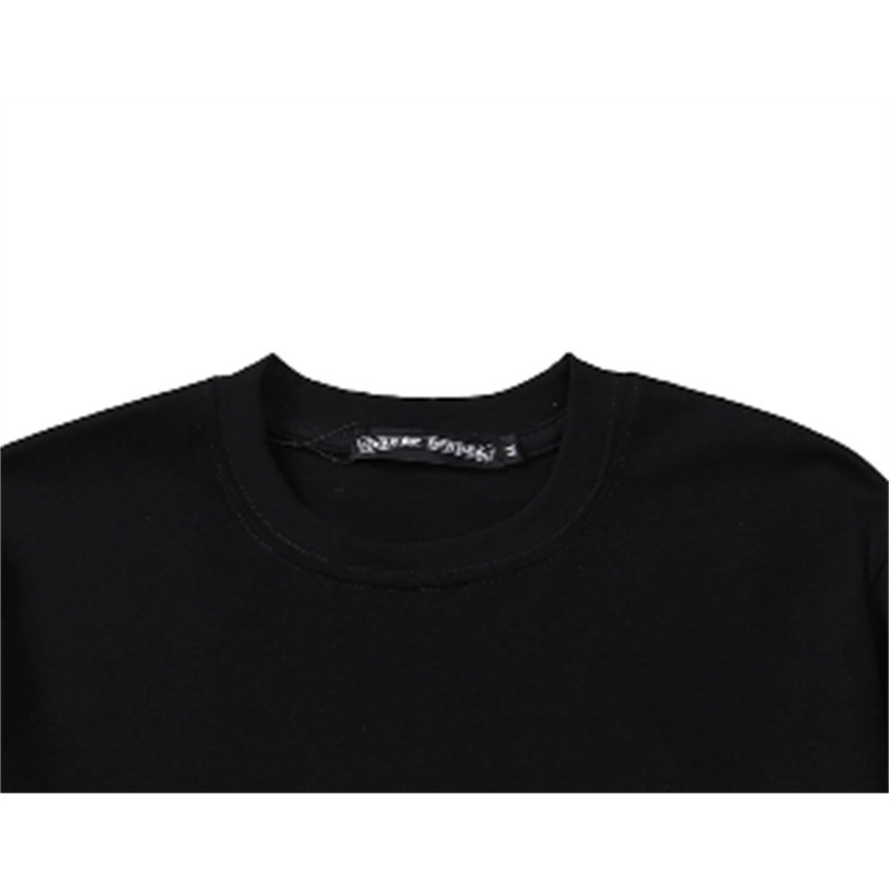 Áo Thun Cotton Tay Ngắn Thêu Họa Tiết Hoa Anh Đào Thời Trang Cho Nam Nữ