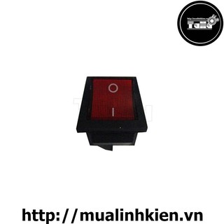 Công tắc bập bênh KCD4 15A 4 chân có đèn