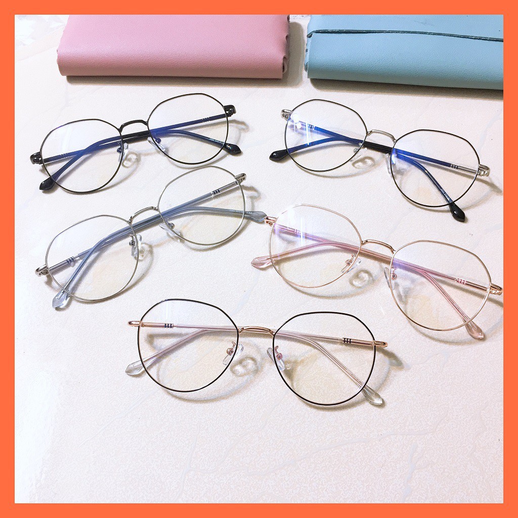 Gọng kính cận nam nữ kim loại mắt tròn lục giác Liupeyewear 2984 unisex - thiết kế thanh mảnh cá tính | BigBuy360 - bigbuy360.vn