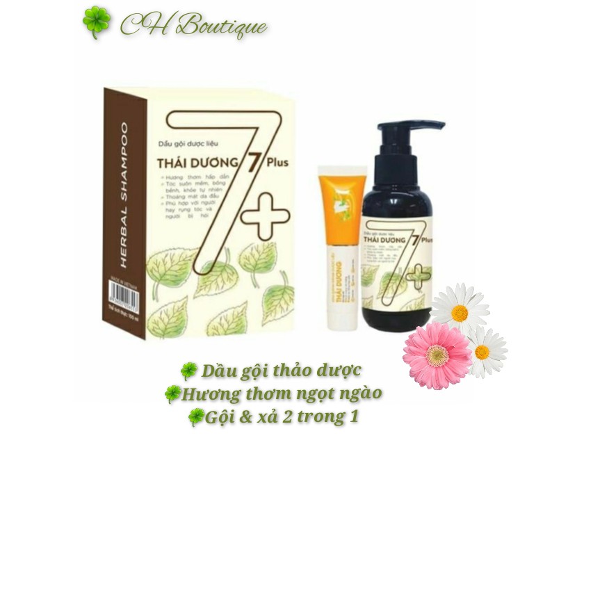 Dầu gội dược liệu Thái Dương 7 Plus - Chai 100ml / chai 250ml / chai 480ml