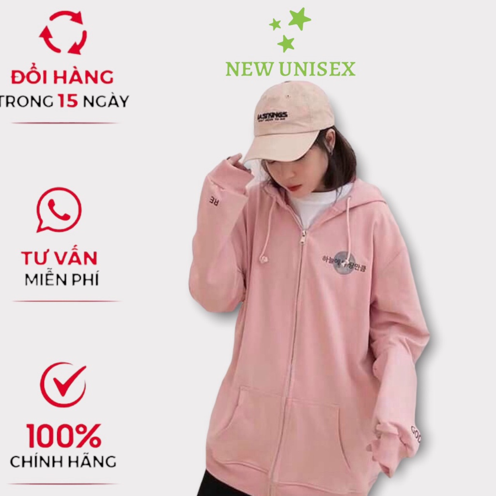 [ Mẫu Mới] Áo hoodie-áo khoác hoodie nỉ nữ dây kéo unisex thu đông ấm áp mềm mịn, chất nỉ bông cao cấp TP [NewUnisex]