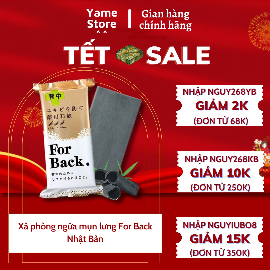 Xà phòng ngừa mụn lưng For Back Nhật Bản