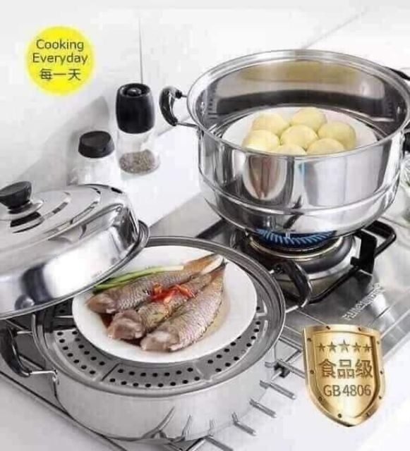 Nồi hấp 3 tầng
