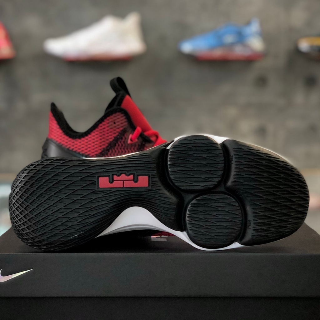 Giày chính hãng NIKE LEBRON WITNESS 4 'BLACK RED' - BV7427002