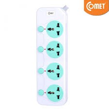 Ổ cắm điện nối dài Comet CES8403 - 4 ổ cắm đa năng - dây 3m