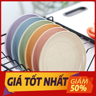  [Sale toàn shop] Set 6 đĩa tròn lúa mạch