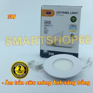 Đèn led âm trần tròn siêu mỏng (3W-Φ70) - MD01